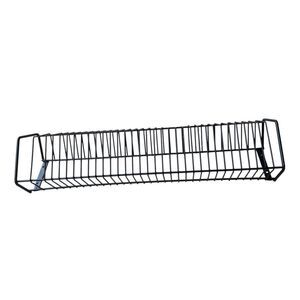 VTG Atlantic Style Black Metal Wire CD DVD Media Storage Tower Rack Wall Mount